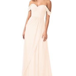 Azazie Millie Pearl Pink Bridesmaid Dress